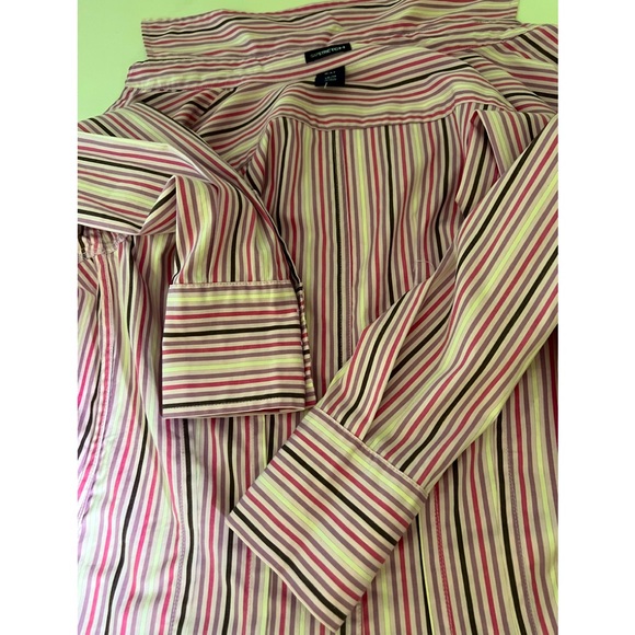 Y2K Gap stretch fitted stripe shirt - Picture 8 of 13